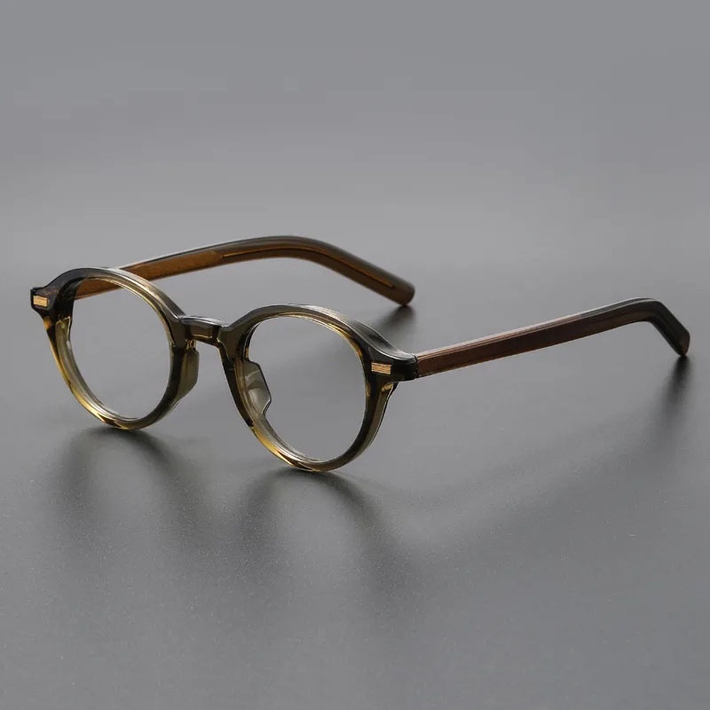 Fashion Round TR90 Spectacle Frame Men Women Oval Optical Eyewear Unisex  Vintage Glasses frame Handmade Eyeglasses