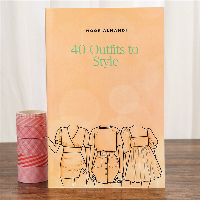Learn Drawing Book/Coloring Book English Version 40 Outfits to Style ...