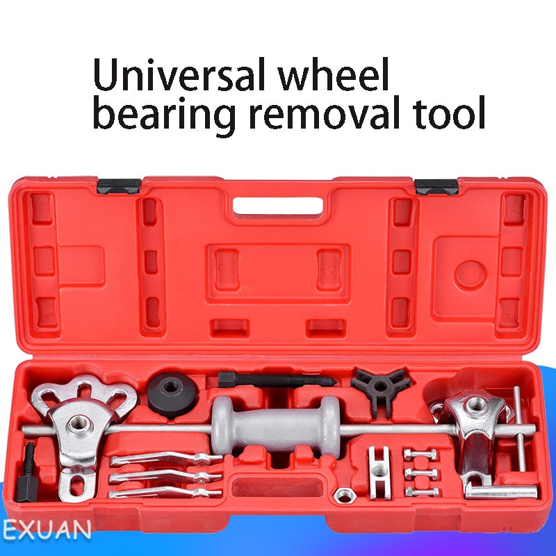 18piece universal axle hub slide hammer puller set wheel bearing remover wrench adapter axle 5