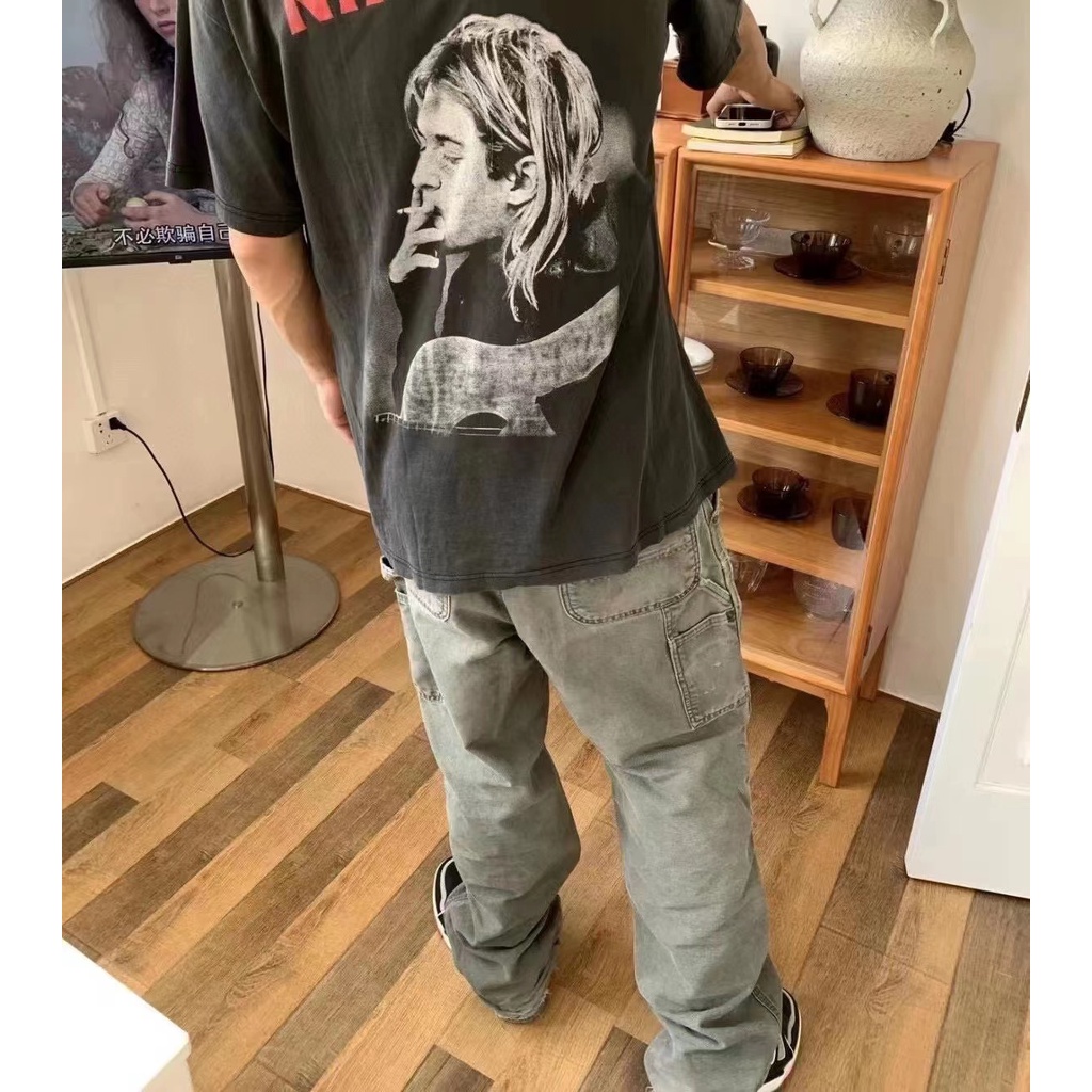 CARHARTT B136 Leather Label Carhart Vintage Washed Distressed Logging