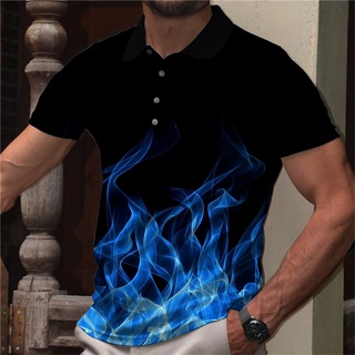 Shop men 3d flame shirt for Sale on Shopee Philippines
