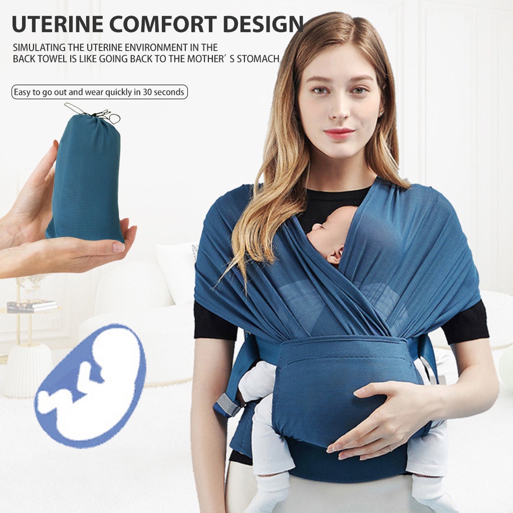 Ready Stock Adjustable Baby Carrier Free Szie Air Mesh lightweight Baby