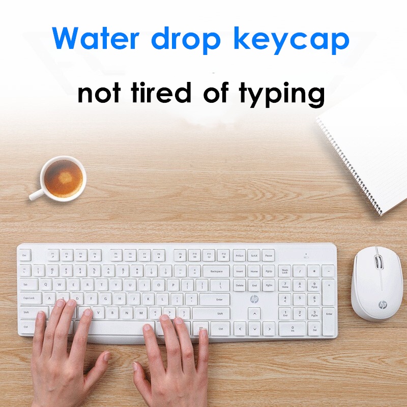 HP CS10 Wireless Keyboard and Mouse Set Laptop Desktop Universal Office ...