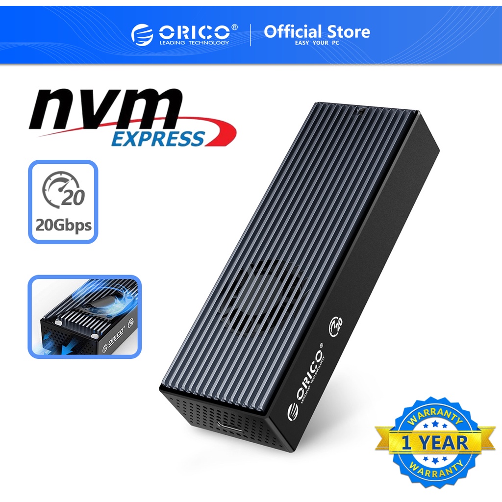 Nvme Ssd Docking Station Ineo 20Gbps USB With Cooling