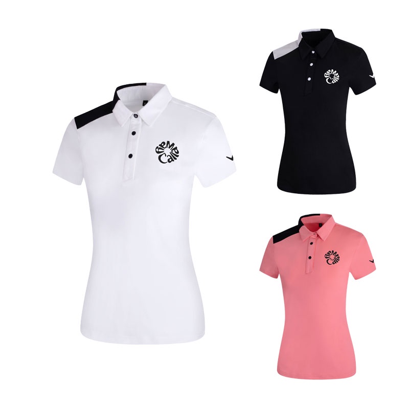 Callaway Golf Clothing Ladies Short Sleeved t Shirt Quick Drying Breathable Outdoor Leisure T23100 Stand Up Collar Half Sleeve Shopee Philippines