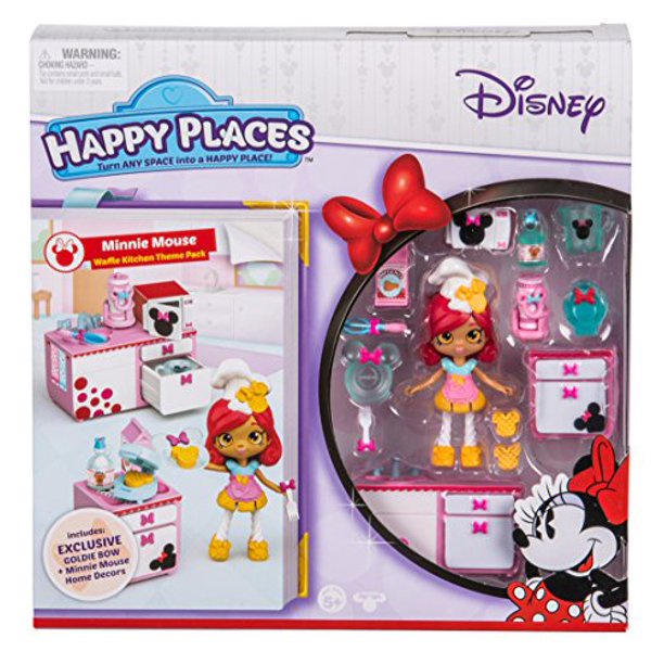 Shopkins Happy Places Disney Season 1 Minnie Mouse Waffle Kitchen Theme Pack