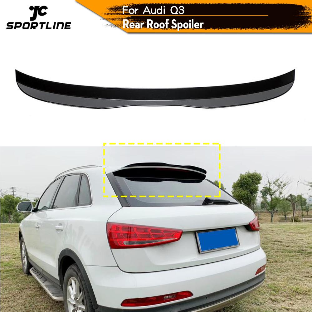 Rear Roof Spoiler Boot Lip Wing Spoiler for Audi Q3 2013 2018 ABS