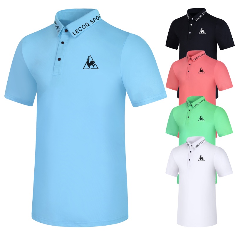 Le Coq Sportif GOLF Clothing Men s Top Short Sleeved t Shirt Spring Summer GOLF Quick Drying T2368 Breathable Half Sleeved Jersey Casual Shopee Philippines