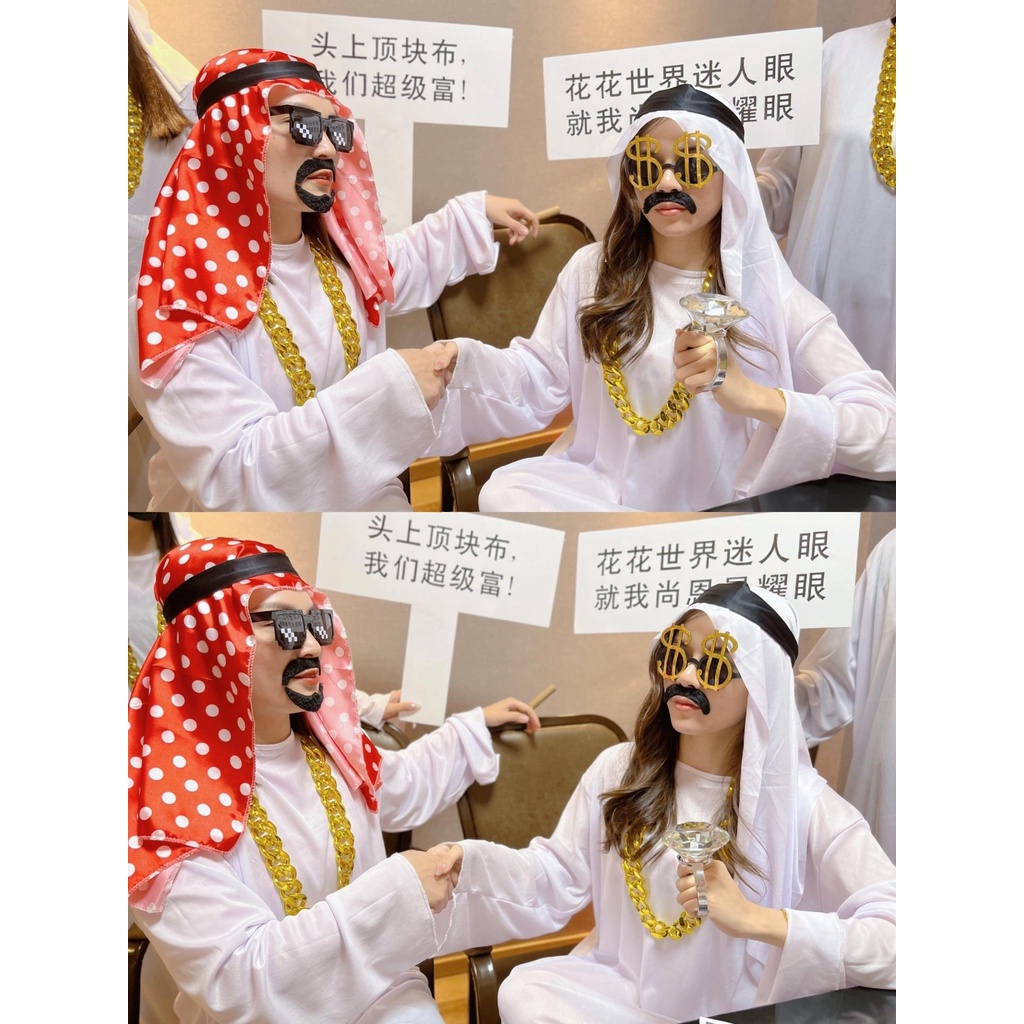 Middle East local tyrant costume Saudi Arabia clothes masquerade party