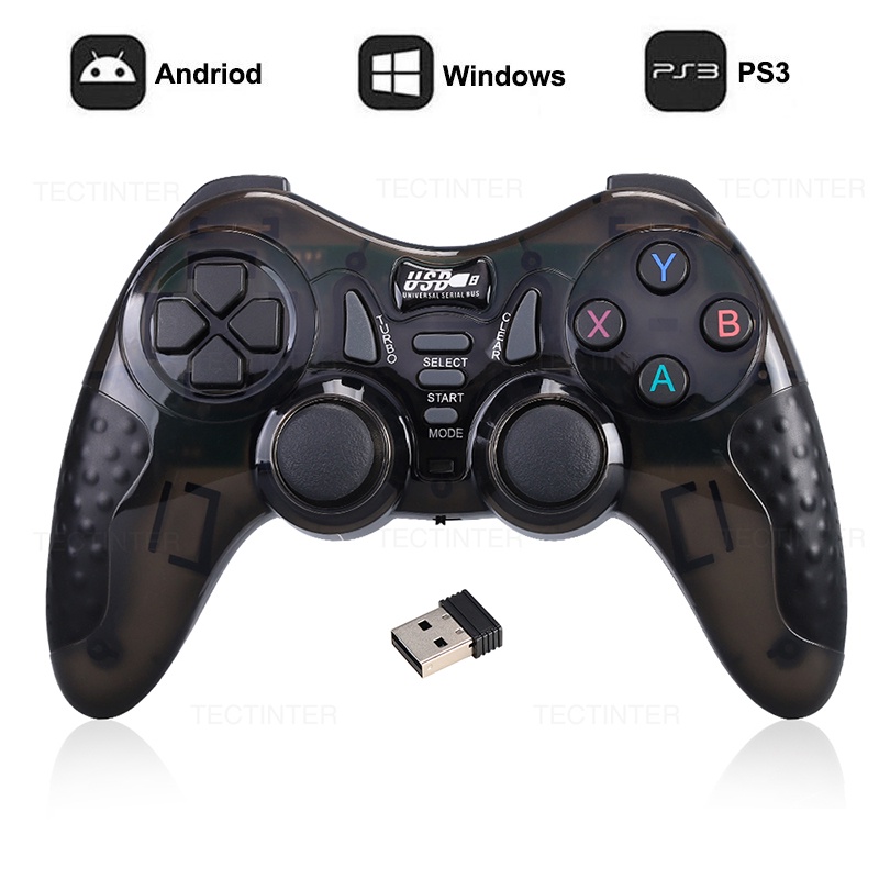 2.4GHz Wireless Game Controller For PS3 Accessories Controle PC ...