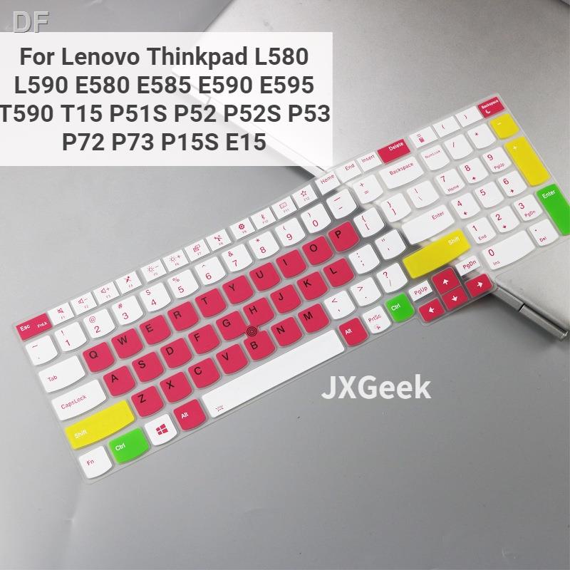 thumbnail image 2 of Ultra-Thin Keyboard Cover Skin For Lenovo ThinkPad E595, E580, T590, T580 & More (ele-pop) 2 of 6