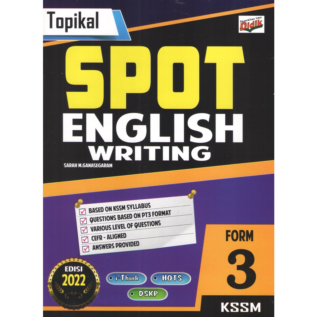 Vision 2022: Latihan Topikal Spot English Writing Form 3 9789674705084 ...
