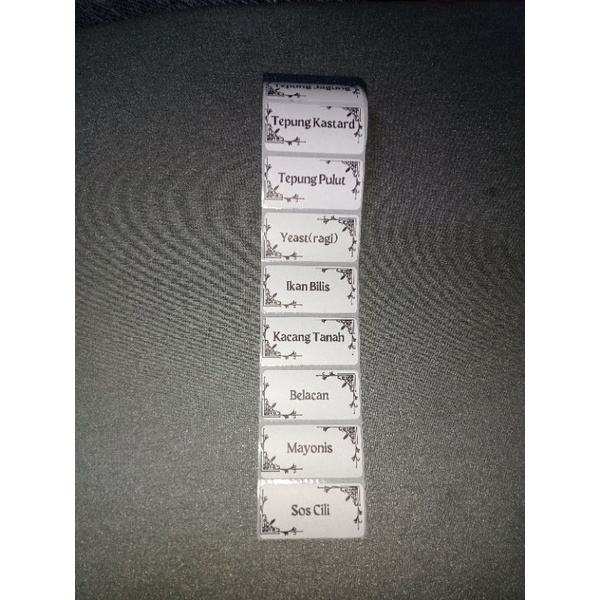 80pcs Waterproof Kitchen Sticker/set Of Salt Sugar Label | Shopee ...