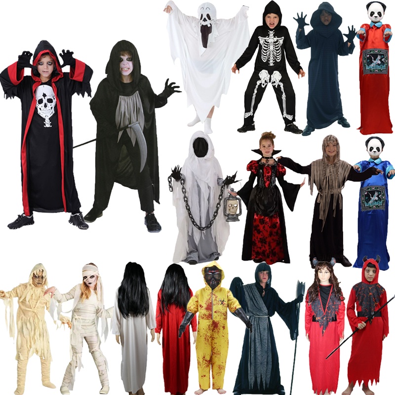 Tesco Halloween Children Men Women Horror Vampire Death God Mummy Dress ...