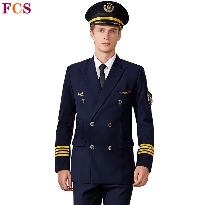 [FCS] New Arrival Costume Air Captain Uniform Male Pilot Air Uniform ...