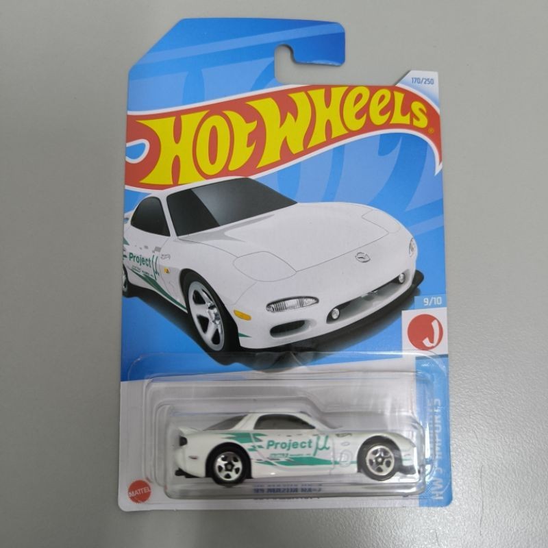 Hot Wheels Mainline 24 Mazda RX7 WHITE | Shopee Philippines