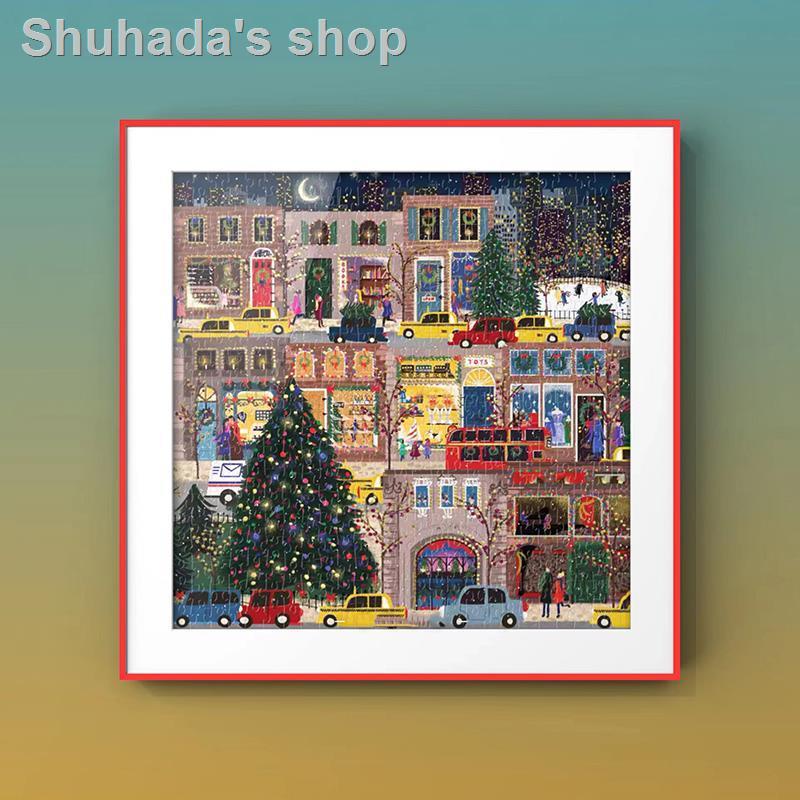 ஐAluminum alloy Christmas winter lights puzzle photo frame galison