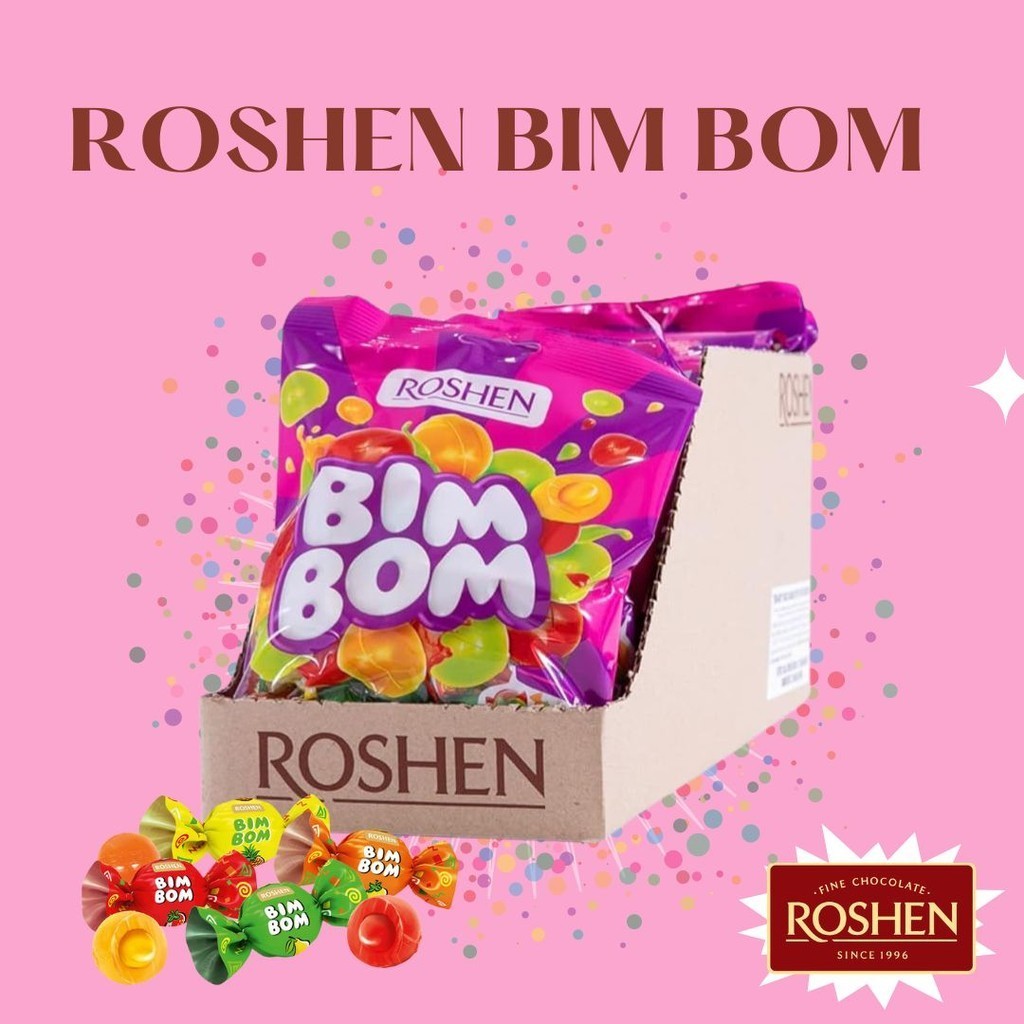 Roshen Bim Bom Fruit Flavor Party Candies 500g | Shopee Philippines