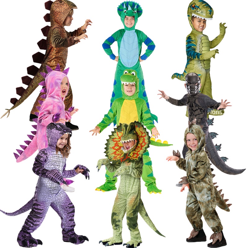 Tesco Christmas Kindergarten cosplay Boy Funny Dinosaur Tyrannosaurus