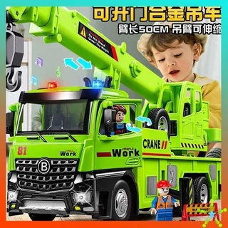 Excavator Truck Toy Crane for Toddler Boys and Kids with Music and LED  Lights