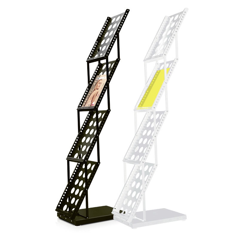 A4 Folding Information Rack Magazine, book, newspaper, magazine storage ...
