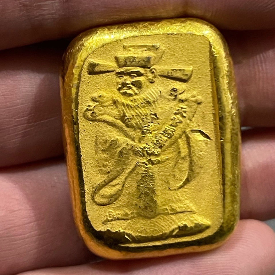 Antique old gold ingots, God of Wealth Grandpa's gold cakes, Antique ...