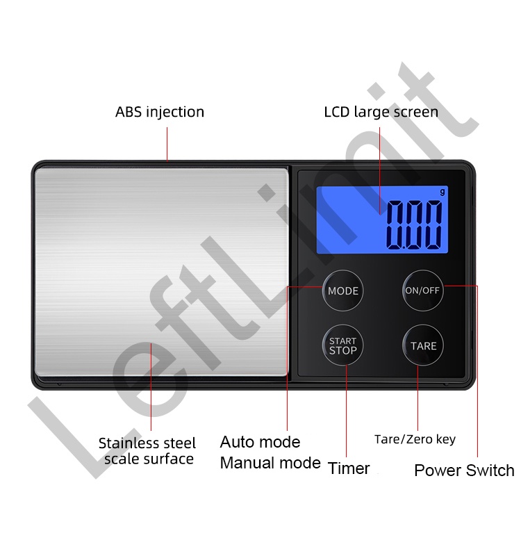 Pocket Small Coffee Scale with Timer Espresso Scale with Tare Fun 2000 ...