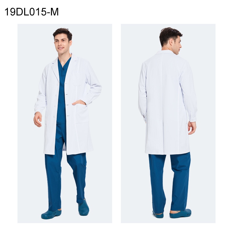 Medical White Doctor Overall Coats 99%Polyester 1%Conductive wire ...