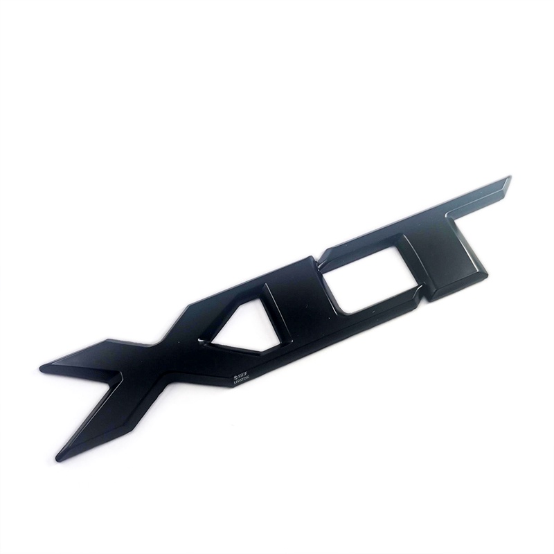 1 X Metal Black Chrome XLT Letter Logo Car Auto Rear Trunk Emblem Badge ...