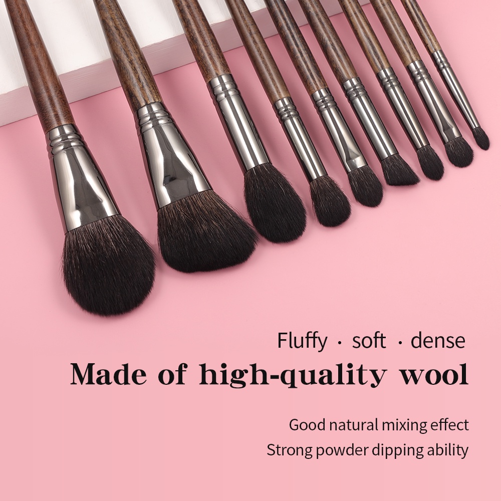 OVW 22 Pcs. Makeup Brushes Set Soft Natural Goat Hair Cosmetic Beauty ...