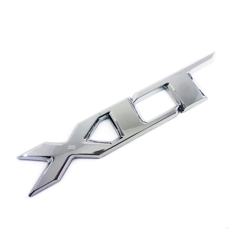 1 X Metal Black Chrome XLT Letter Logo Car Auto Rear Trunk Emblem Badge ...