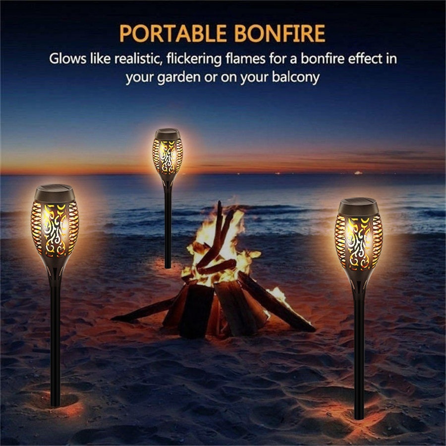12LED 4/2/1 One pack solar light flashlight flashlight blinking flame ...