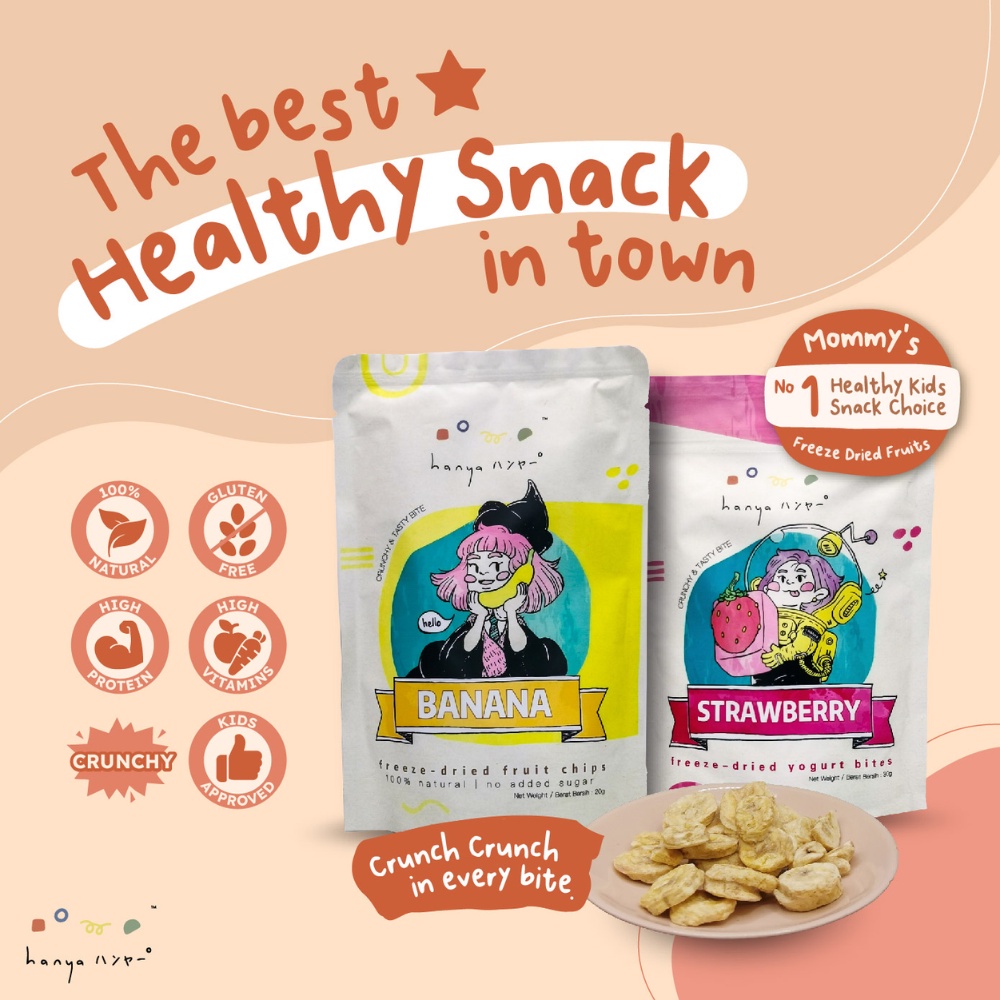 Hanya Freeze Dried Fruit Chips G Freeze Dried Yogurt Bites G