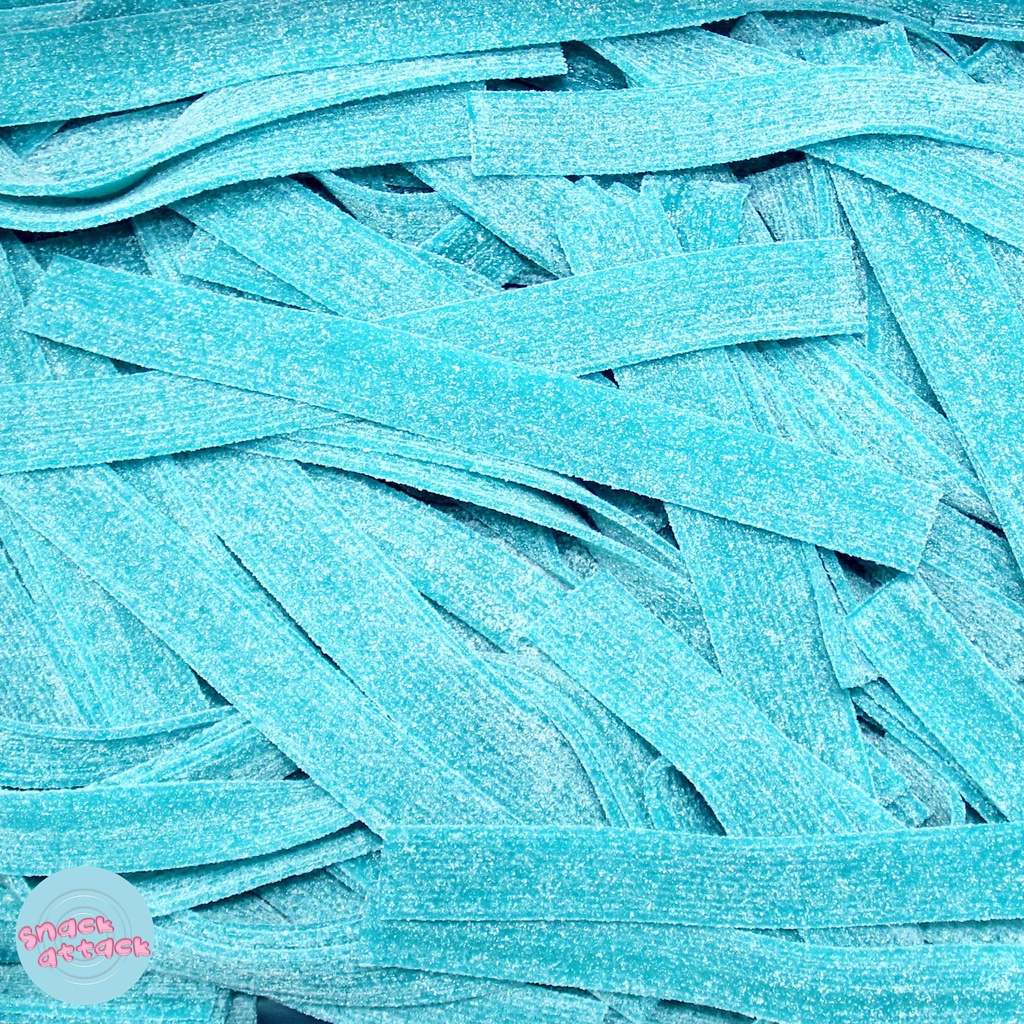 [S.A] 100% Bebeto SourBlast Raspberry Sour Belt Ribbon Gummy Candy ...
