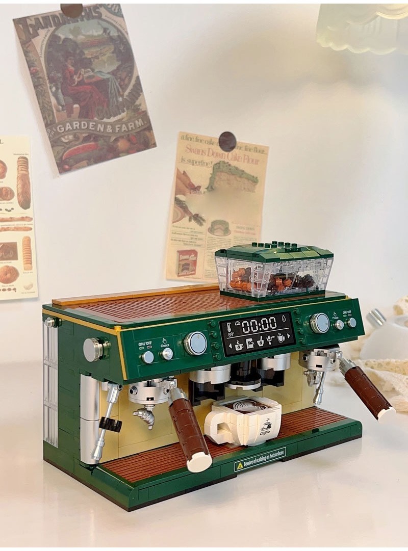 Zhe Gao Block Modern Double Coffee Compressor Machine Toaster ...