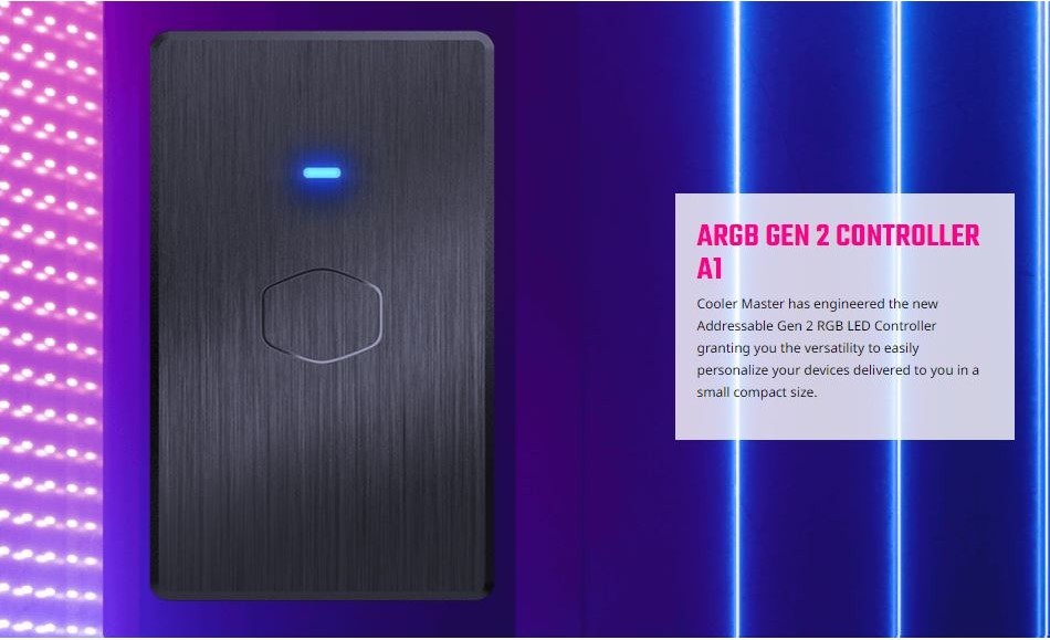 Cooler Master ARGB LED Controller A1 - GEN 2 MFY-ACBN-NNUNN-R2 | Shopee ...