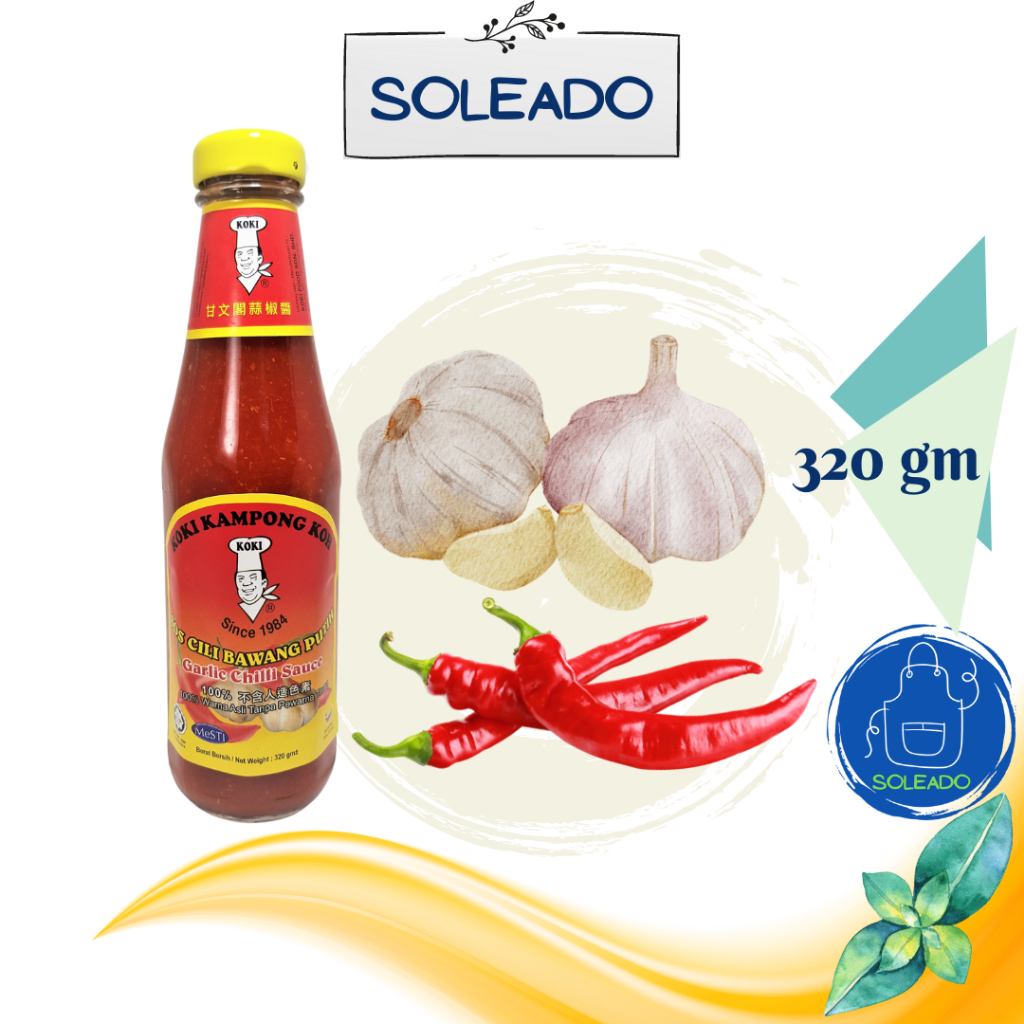 PUTIH Koki Kampong Koh Garlic Chilli Sauce/Sauce Cili Garlic (Earloop