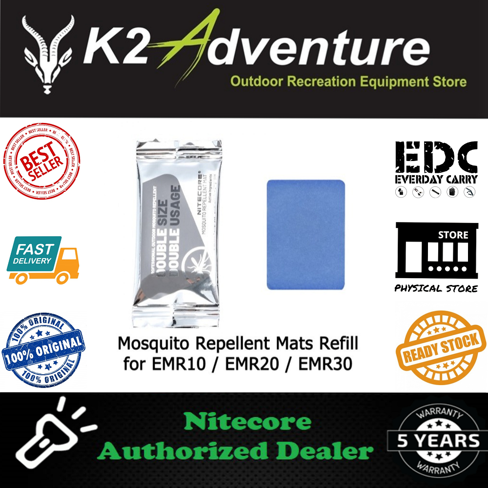 Nitecore MRM10 Mosquito Repellent Mats refill for EMR10, EMR20 & EMR30