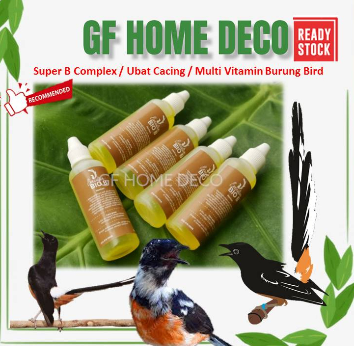 50ml B-complex/vitamin burung (BURUNG MURAI BATU)/Super B Complex ...
