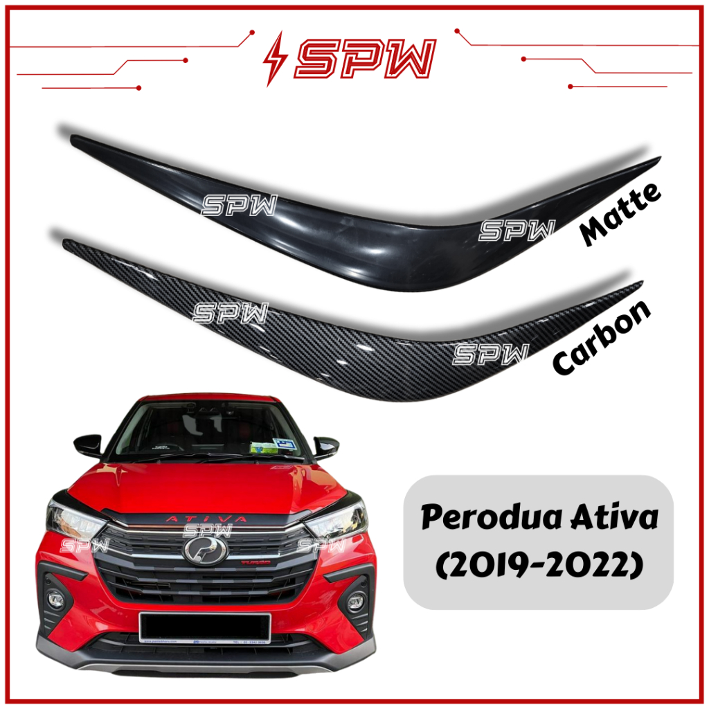 Perodua Ativa Eyelid Eye Lip Eyebrow Cover Head Lamp Head Light Eyes ...