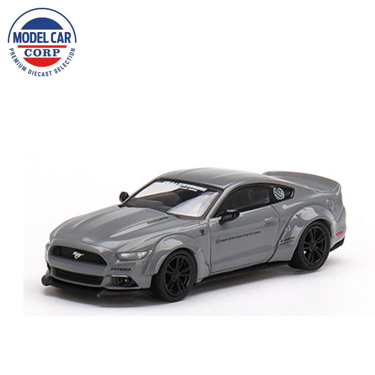 Mini GT Ford Mustang GT LB-Works Grey MGT00470-R Scale: 1/64 Model Car ...