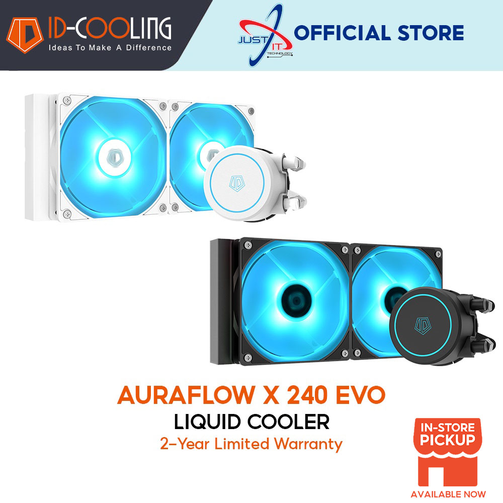 Id Cooling Auraflow X 240 Evo Rgb Cpu Liquid Cooler Black Snow Edition Shopee Philippines 5486