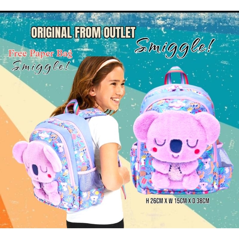 SMIGGLE ️ Animalia Junior Character Backpack | Shopee Philippines