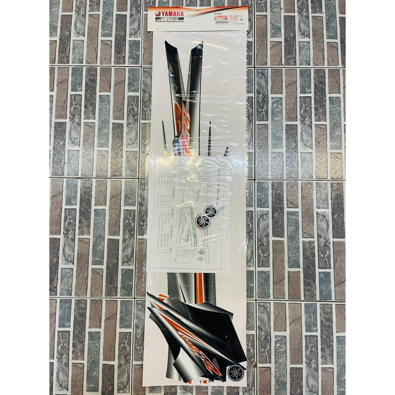 STICKER 125ZR HITAM OREN HLY | Shopee Philippines