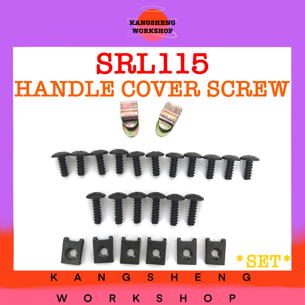 Yamaha Srl115 Handle Cover Screw (1 Set) (lagenda 115 Lagenda115 Srl 