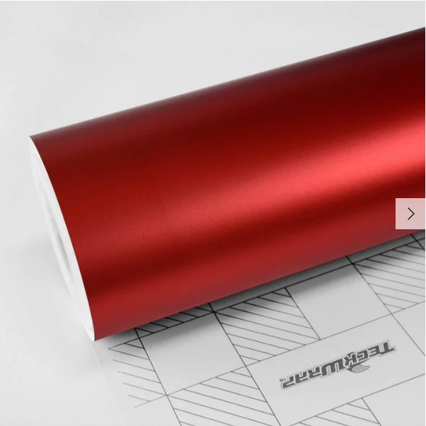 Teckwrap USA Matte Chrome Crimson Red VCH-401S CAR BIKE LAPTOP SMART ...