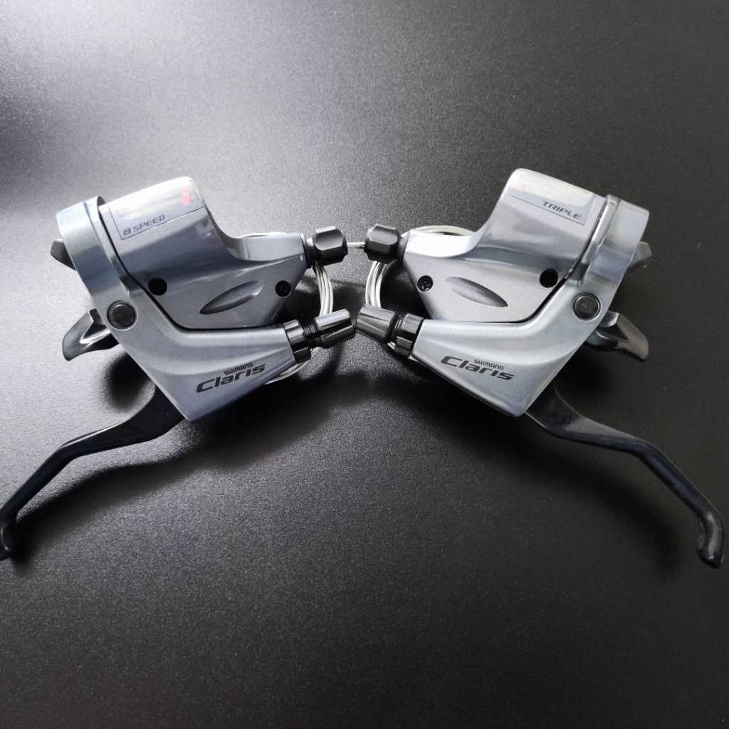 Shimano Claris SL R243 3 x 8 Triple Speed Shifter Brake Levers Set For