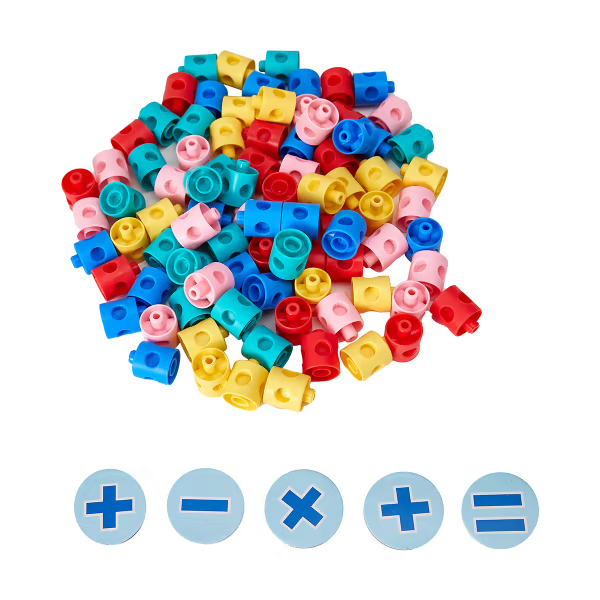 90 Piece Stacking Cubes Construction Toys Maths Toys Autism Therapy ...