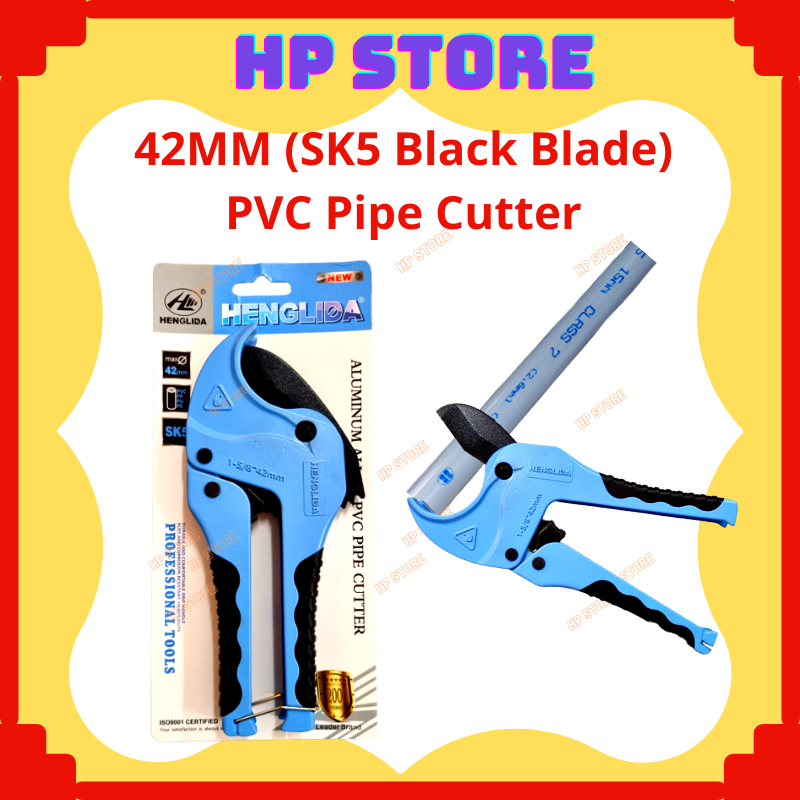 Henglida 42mm (SK5 Black Blade) PVC Pipe Cutter Poly Pipe Cutter ...