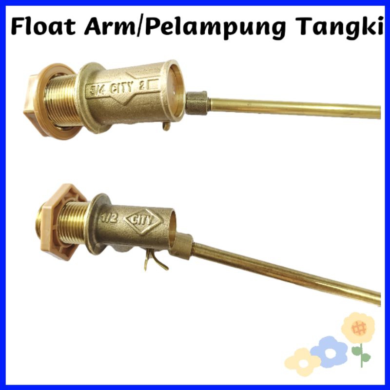 1/2" 3/4" City Float Arm Float Water Tank Float Valve Shopee Philippines